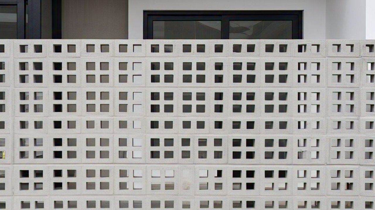 Pagar GRC Polos dengan Aksen Roster. Foto: Meta AI