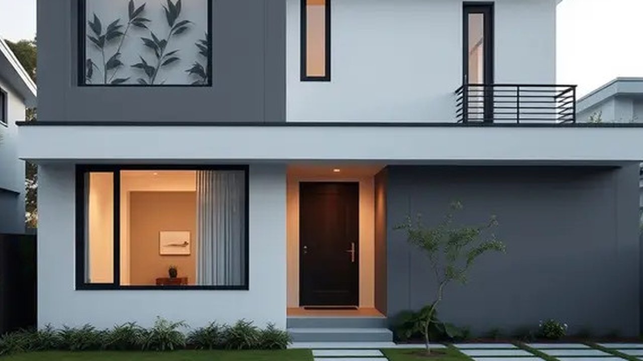 Ilustrasi rumah sederhana di kampung (Foto: Pinterest)