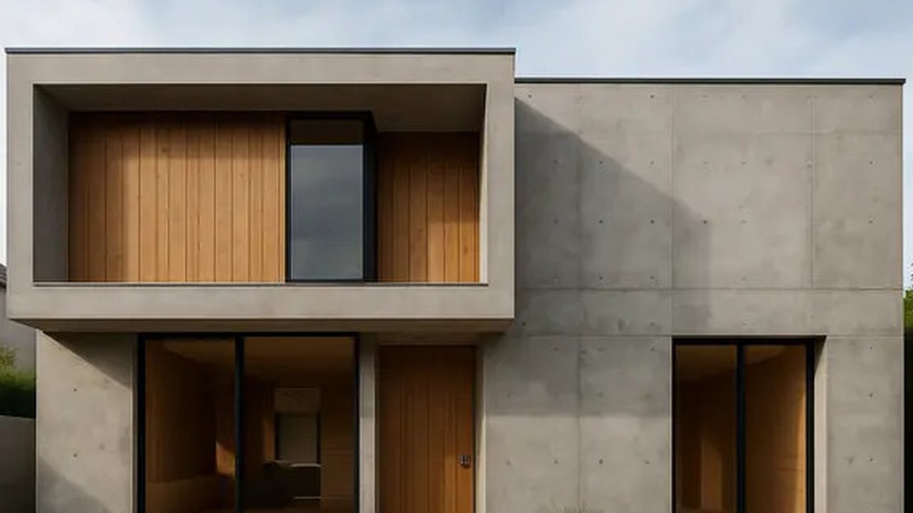 Rumah Modern Simple Terbaru yang Menawan (Foto: Rizka Nur Laily via ChatGPT)