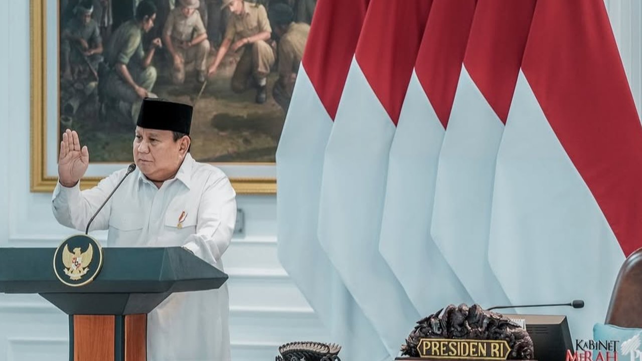Presiden Prabowo di Sidang Kabinet Paripurna