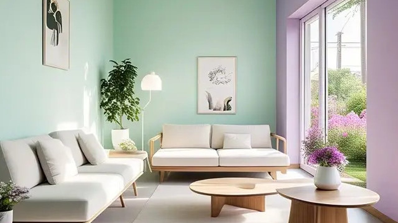 Inspirasi Cat Rumah Warna Ungu by Meta AI