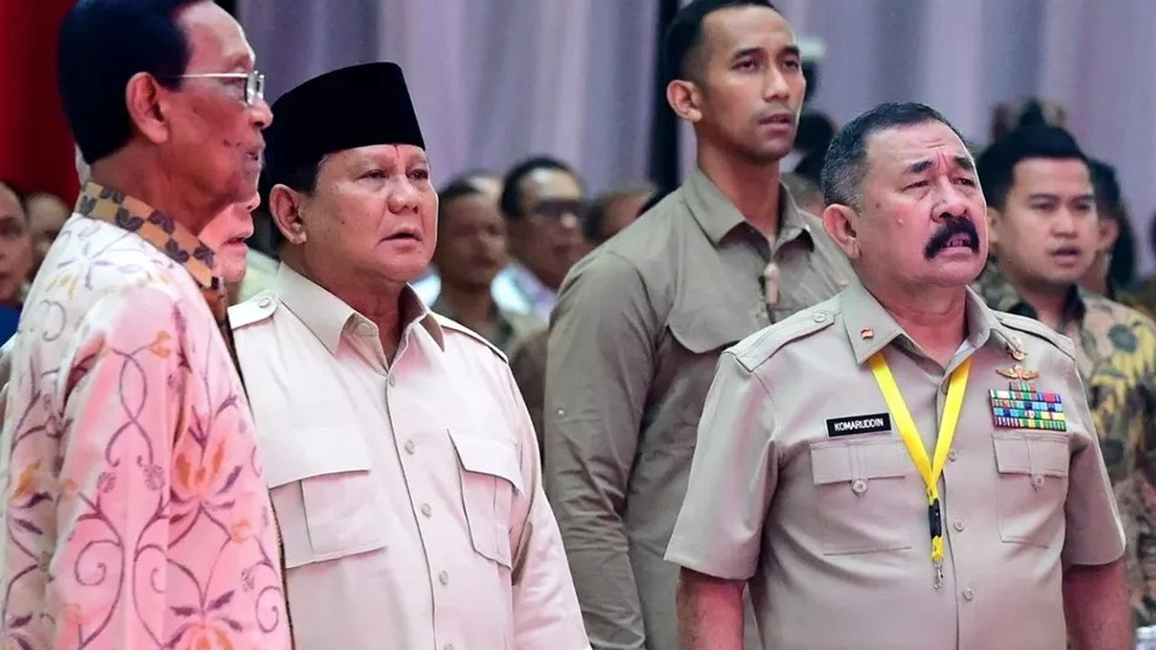 Presiden Prabowo di Acara Halal Bihalal Purnawirawan TNI