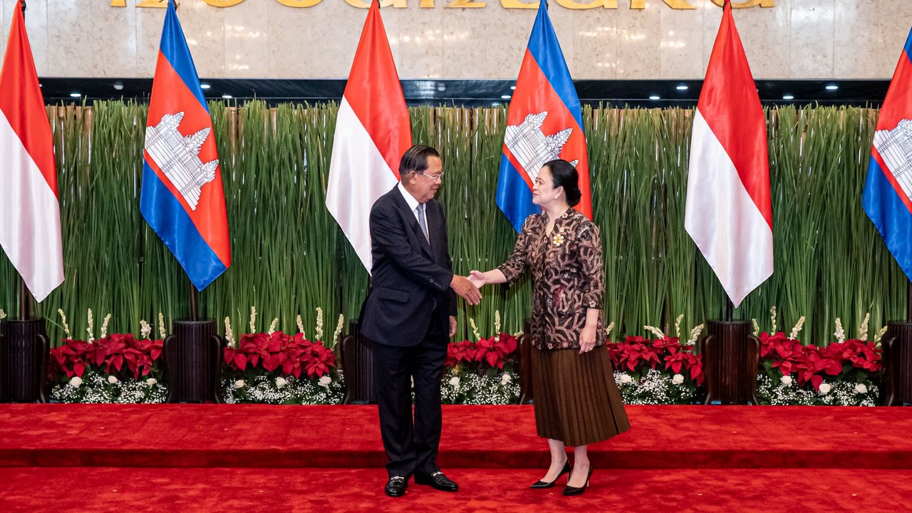 Puan Terima Hun Sen di DPR