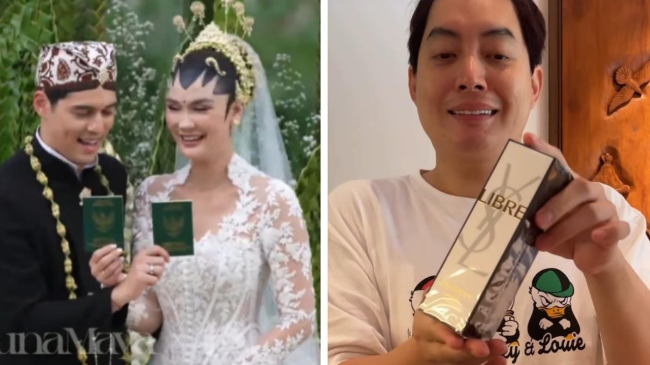 Unboxing Souvenir Mewah & Mahal Pernikahan Luna Maya, Tumbler Stanley Hingga Parfume YSL