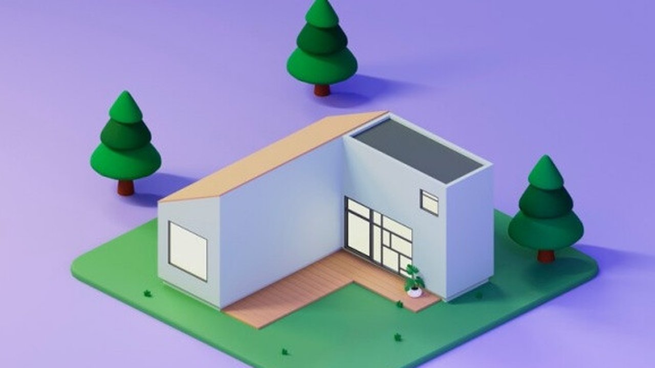 Desain Rumah Letter L (credit: freepik.com)