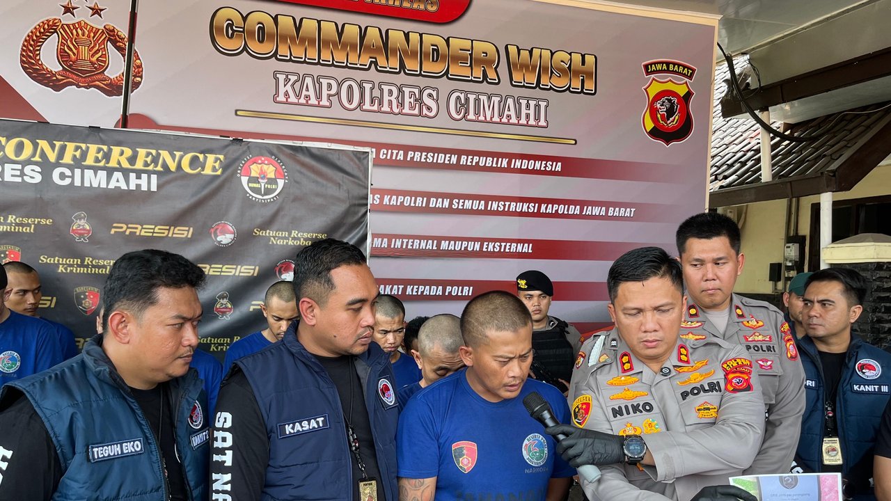 Polisi Tangkap Anggota Grib Jaya, Diduga Edarkan Sabu di Bandung Barat