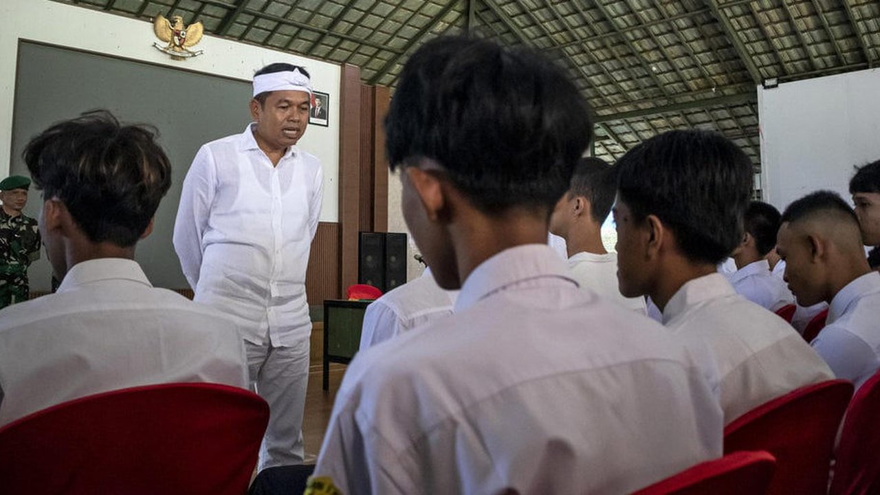 ilustrasi anak sekolah di Jawa Barat