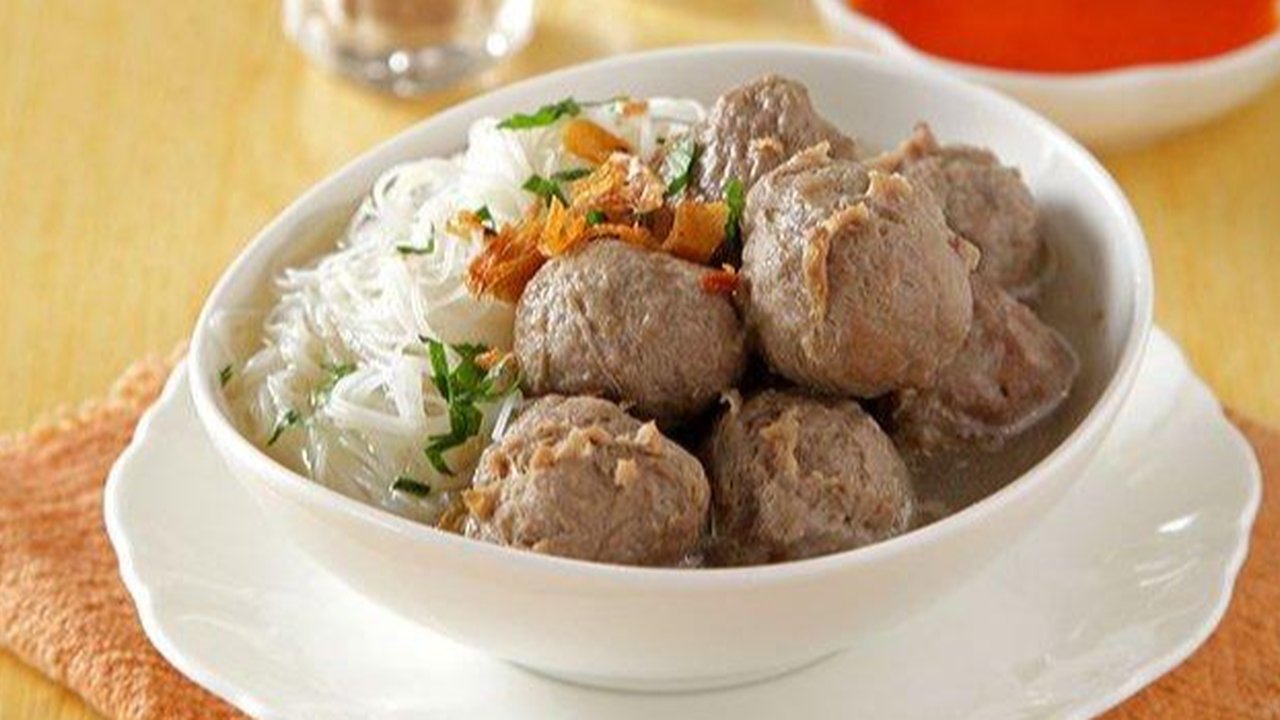 ilustrasi bakso sapi