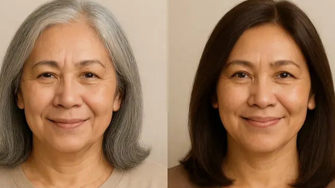 Inspirasi Warna Cat Rambut untuk Menutupi Uban (Foto: ChatGPT)