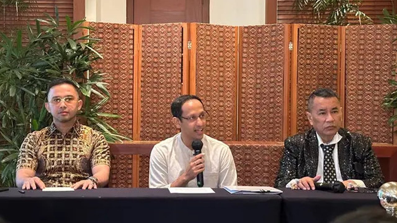 Mantan Menteri Pendidikan, Kebudayaan, Riset dan Teknologi (Mendikbud Ristek) Nadiem Makarim membantah program laptop Chromebook saat dirinya menjabat menyalahi kajian. (Nanda Perdana).