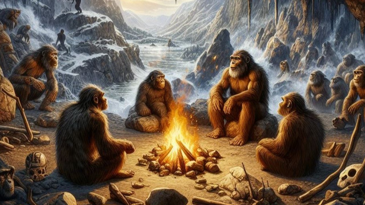 ilustrasi manusia neanderthal