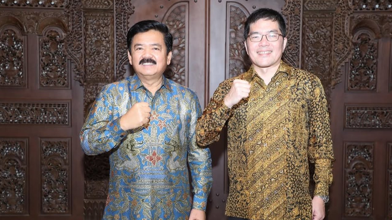 Eks Panglima TNI Kedatangan Sahabatnya Mantan Panglima Pertahanan Singapura