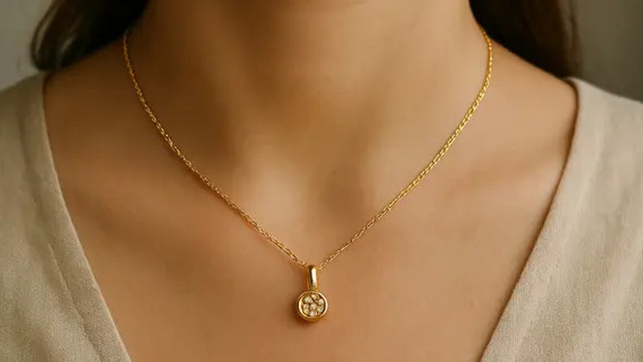 Ilustrasi Kalung Emas