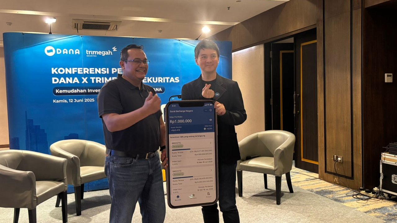DANA Gandeng Trimegah Sekuritas Hadirkan Investasi e-SBN di Genggaman