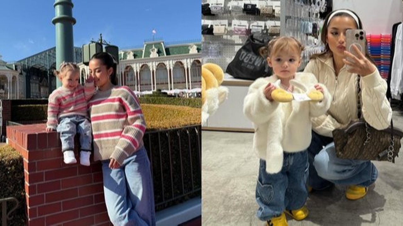 7 Potret OOTD Jennifer Coppen dengan Kamari Sang Putri yang Akan Berusia 2 Tahun