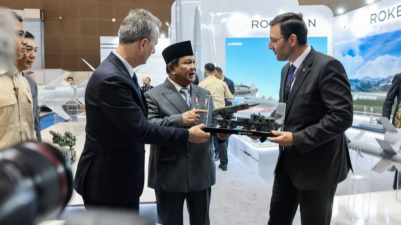 Presiden Prabowo di Indo Defence 2025