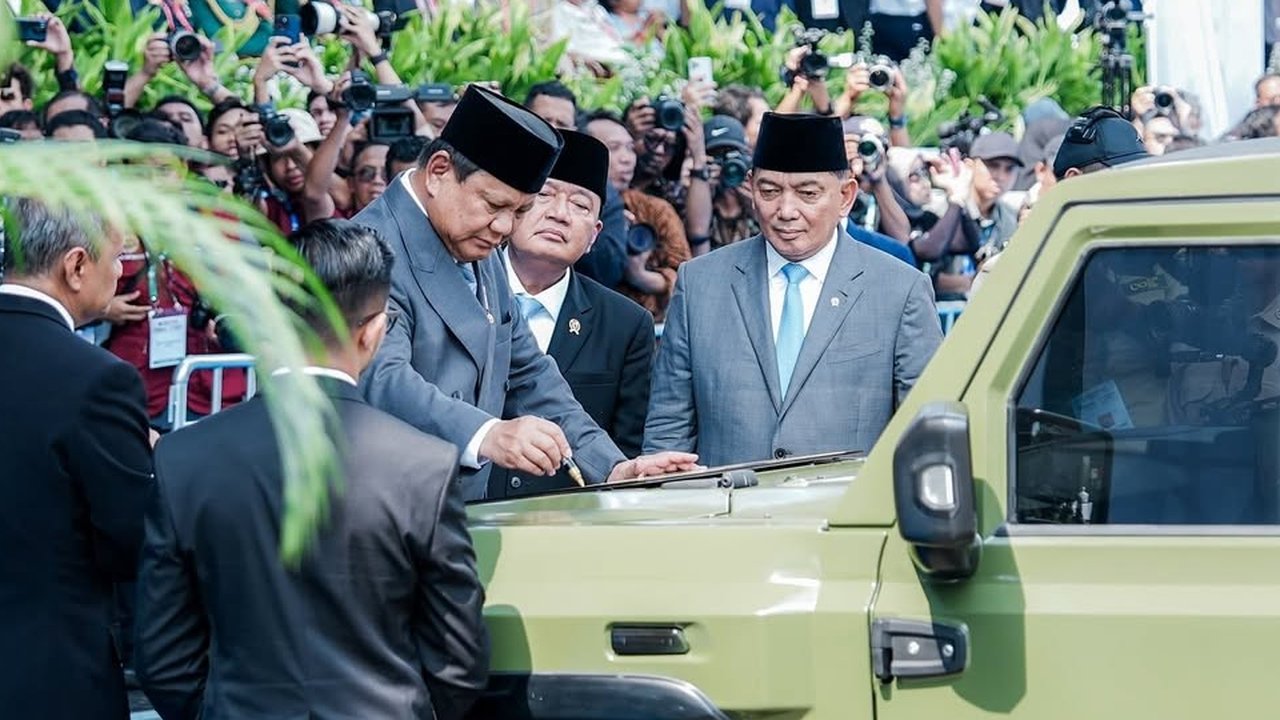 Presiden Prabowo di Indo Defence 2025