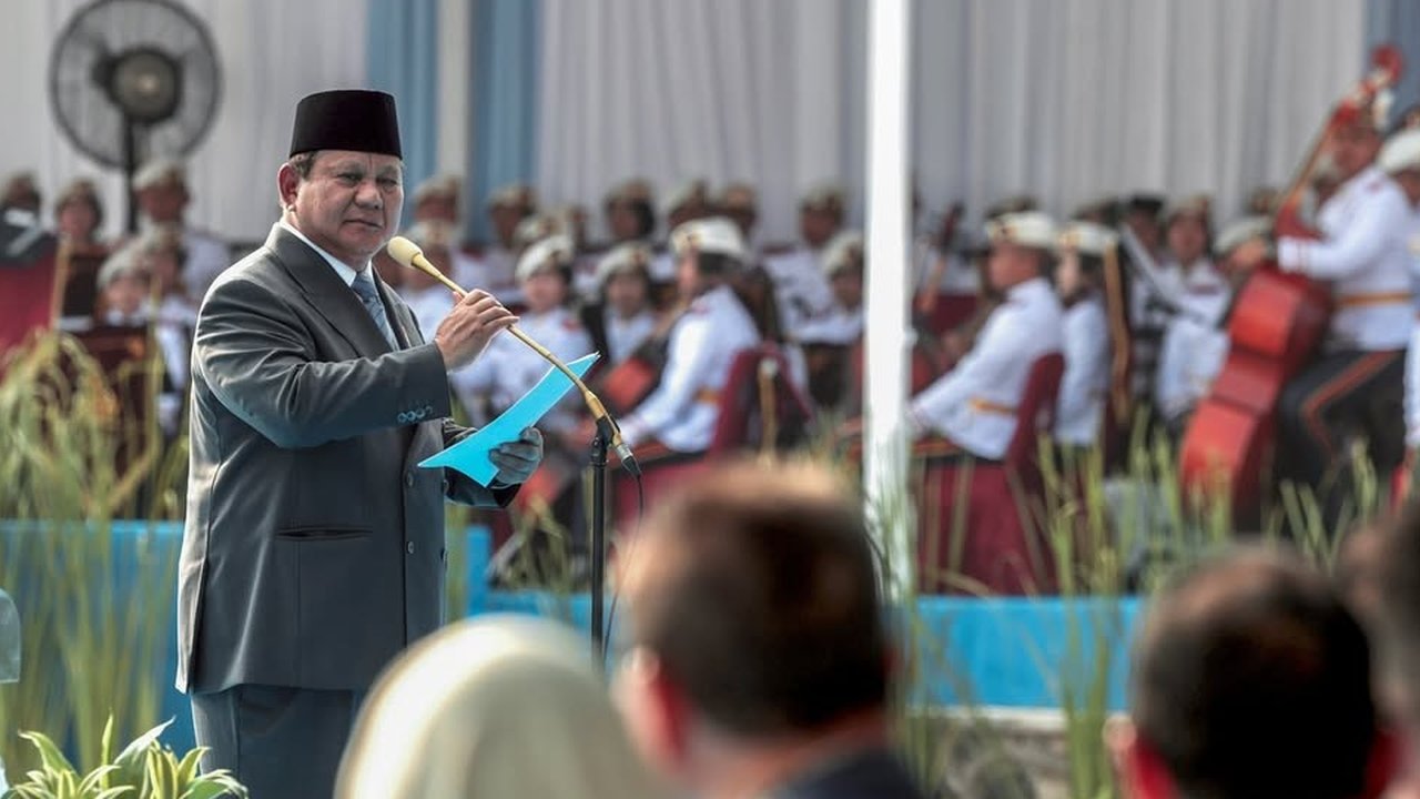 Presiden Prabowo dan Susilo Bambang Yudhoyono meresmikan Kampus Bhineka Tunggal Ika Universitas Pertahanan