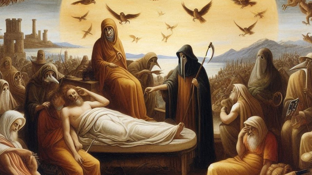 Ilustrasi Wabah Penyakit di Masa Lalu