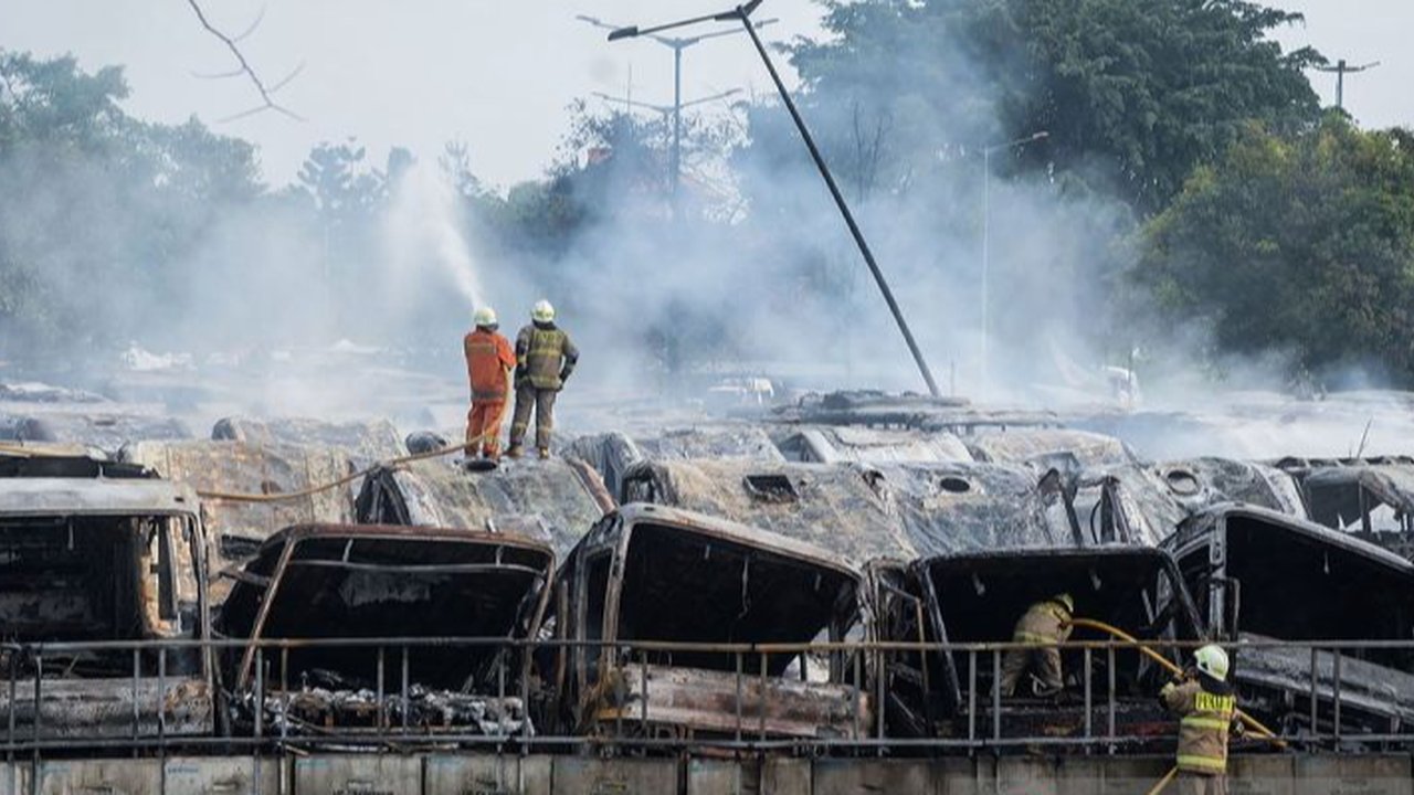 Dishub Pastikan Bus Transjakarta Bekas yang Terbakar di TMB Rawa Buaya bukan Milik Pemprov DKI