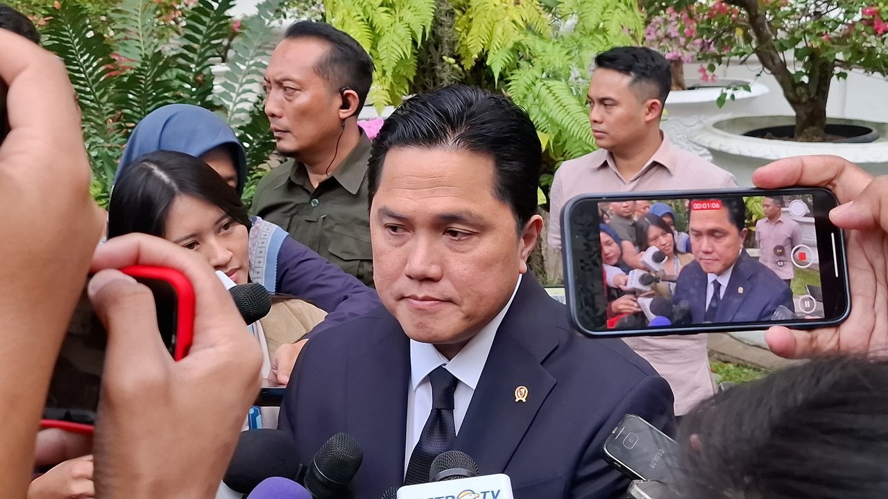 Ketua umum PSSI, Erick Thohir (c) Bola.net/Abdul Aziz