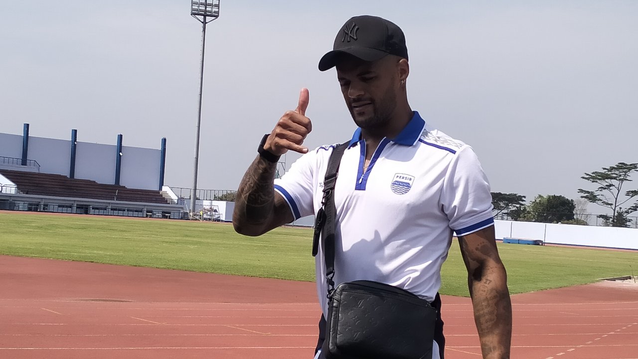 Bomber Persib Bandung, David da Silva. (Bola.com/Erwin Snaz)