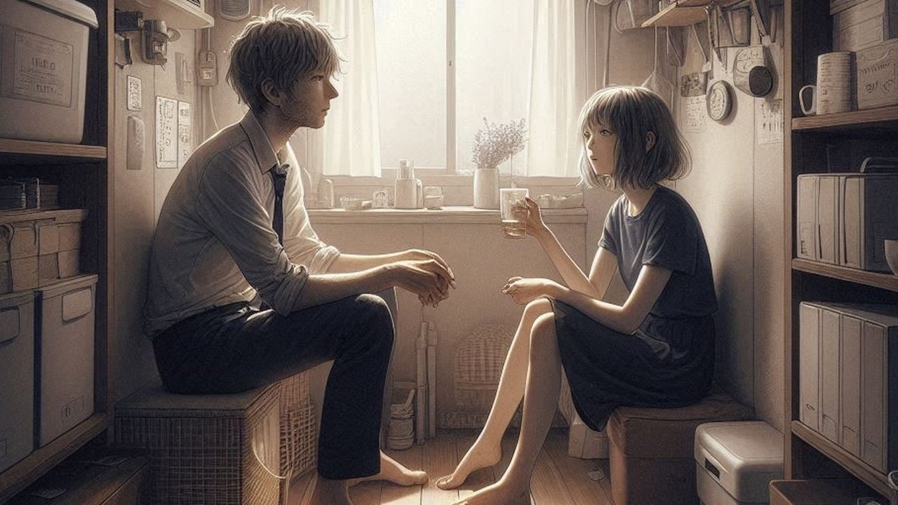 Ilustrasi Hidup di Rumah Sempit