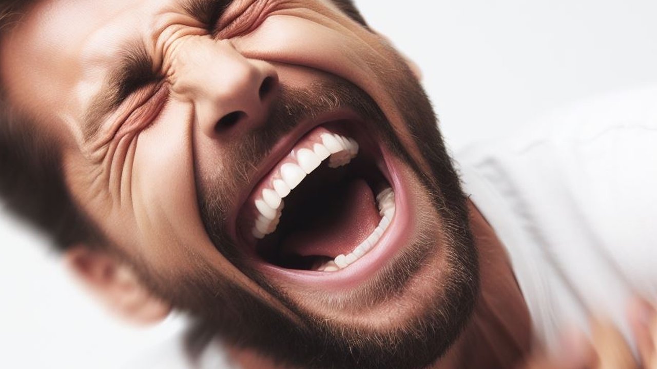 Ilustrasi Tertawa Keras