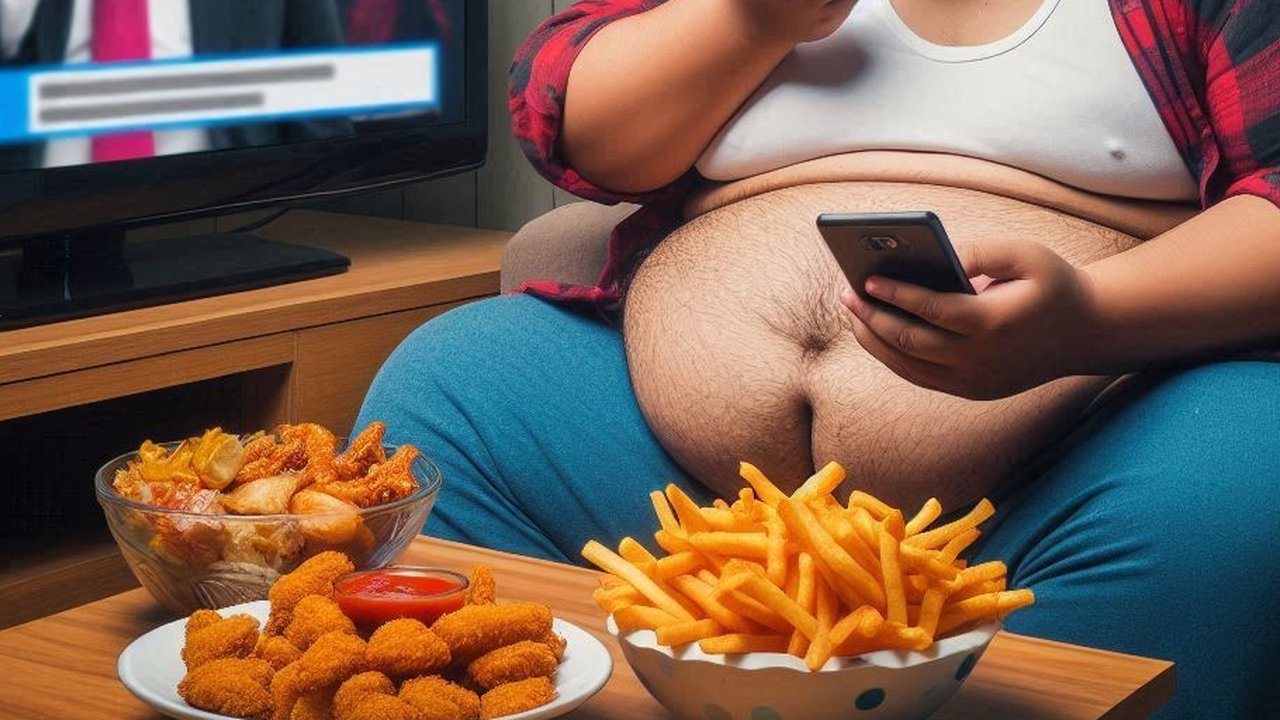 Ilustrasi obesitas, perut buncit. (Photo by Andres Ayrton/Pexels)