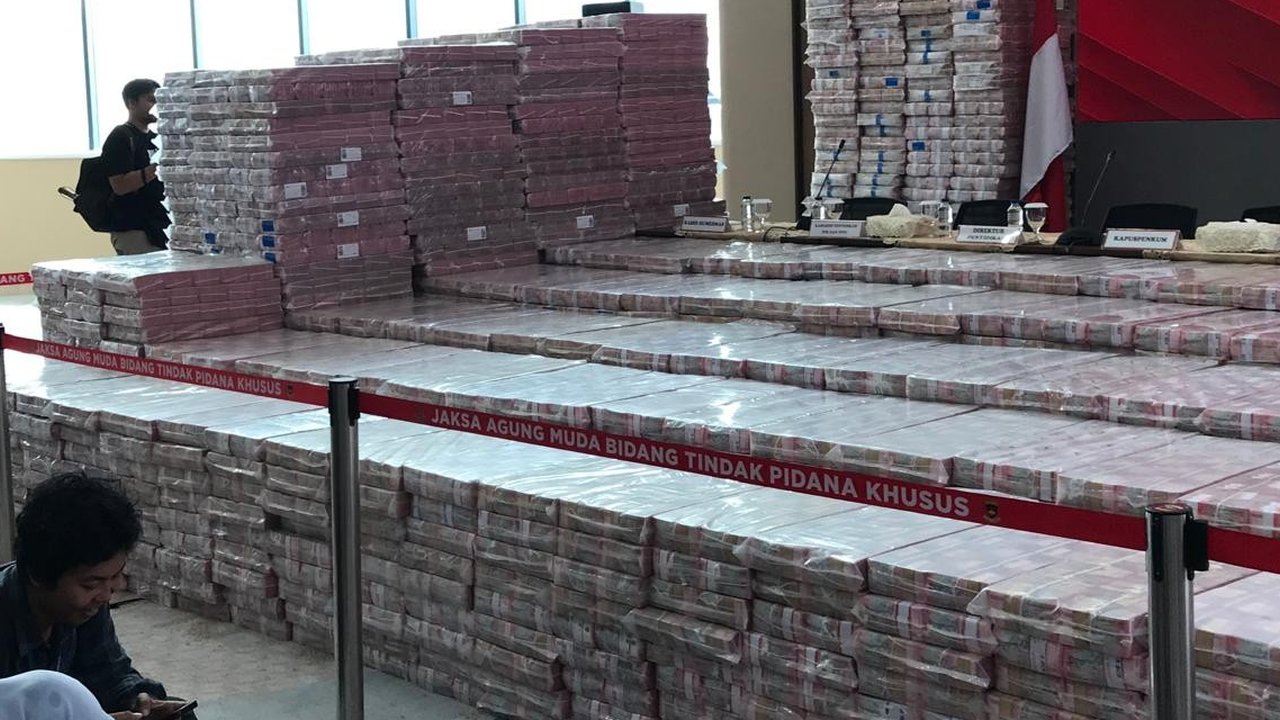Sita Rp11 Triliun dari Kasus CPO, Kejagung Pamerkan Rp2 Triliun di Gedung Bundar