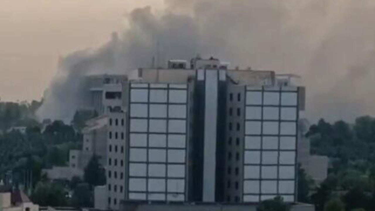 serangan israel ke stasiun tv iran