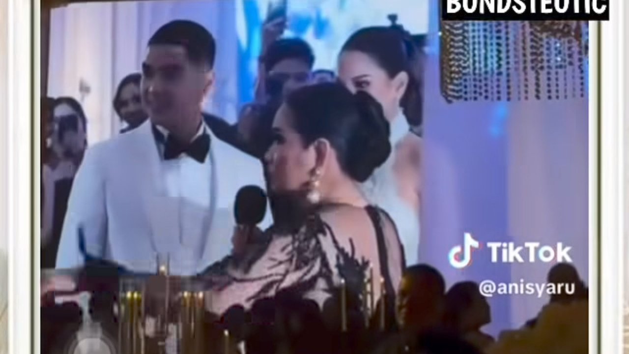 Momen Vina Panduwinata Nyanyi dengan Lirik Nyelekit di Pernikahan Al Ghazali: Jangan Kayak Bapaknya