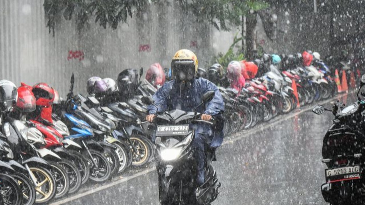 ilustrasi hujan lebat
