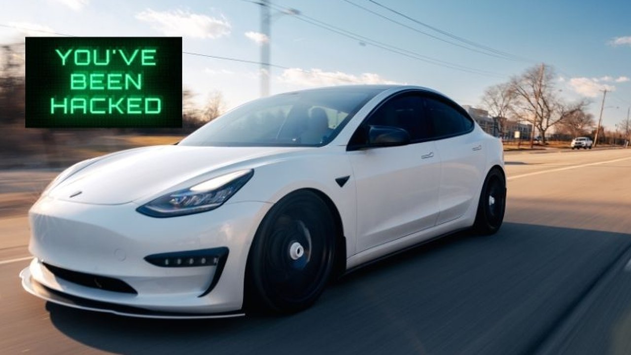 Ilustrasi mobil listrik di retas