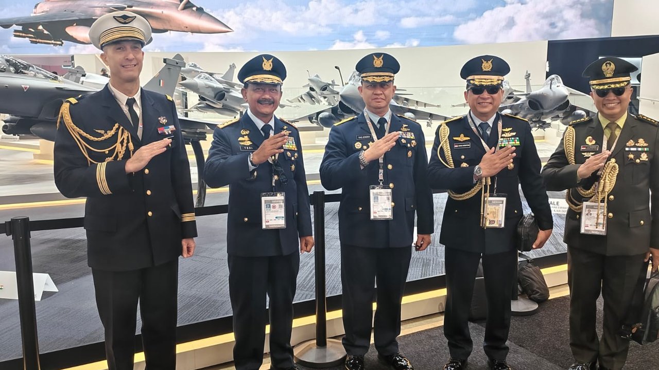 Pangkoopsudnas Hadiri Paris Airshow ke-55 Tahun 2025 di Prancis