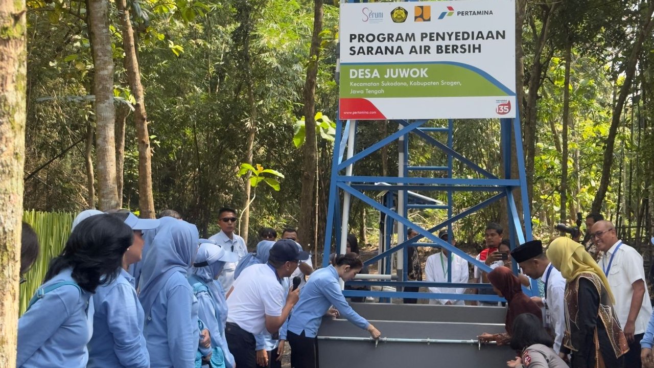 Pertamina dan Seruni Buka Akses Air Bersih di Sragen