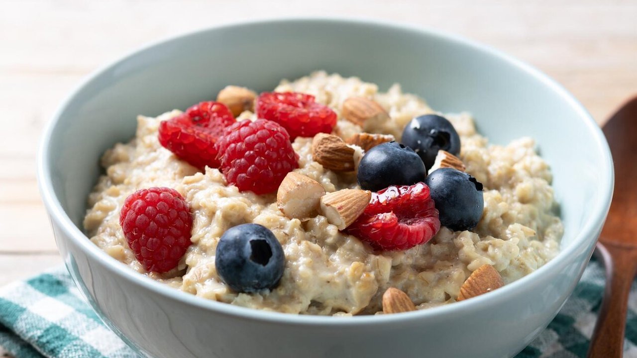 Oatmeal efektif menurunkan kadar kolesterol dalam darah setelah makan makanan bersantan. (Sumber: Freepik/chandlervid85).