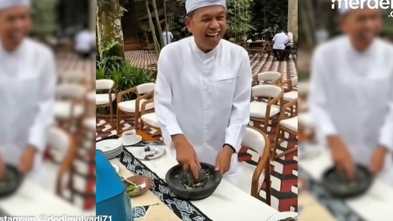 Spesial Ulek Sambel Kang Demul Sambut Didit Anak Prabowo Sowan ke Subang