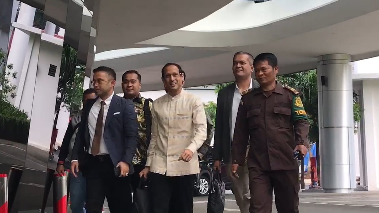 Mantan Menteri Pendidikan, Kebudayaan, Riset dan Teknologi (Mendikbud Ristek) Nadiem Makarim membantah program laptop Chromebook saat dirinya menjabat menyalahi kajian. (Nanda Perdana).