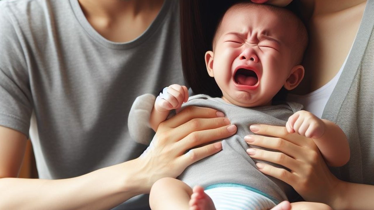 Ilustrasi Bayi Menangis