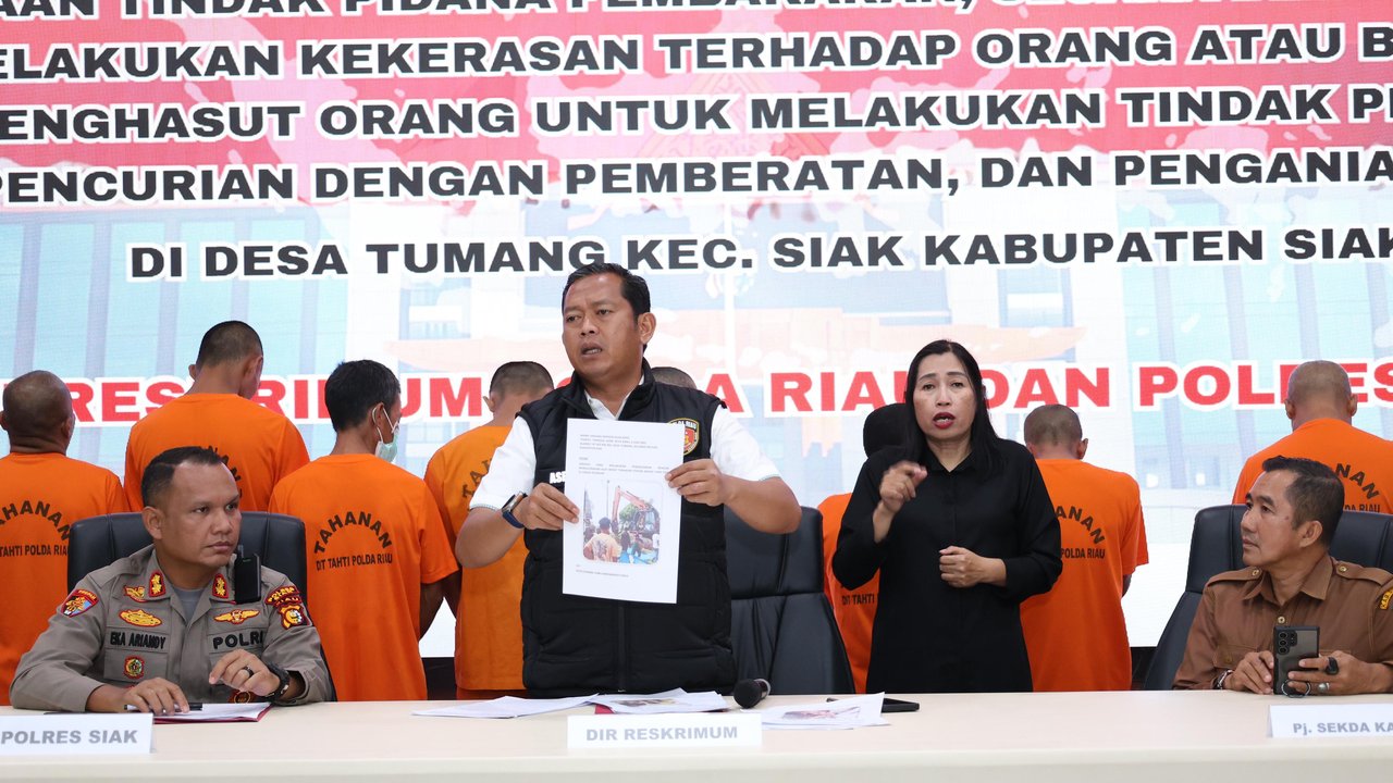 Blak-blakan Polisi Ungkap Ada Cukong di Balik Kerusuhan PT SSL Siak Pekanbaru