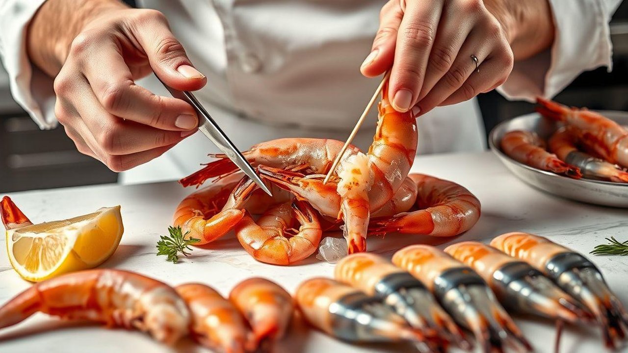 Teknik Dasar Membersihkan Udang Step by Step