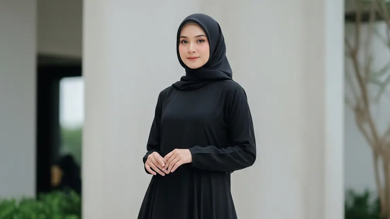 Gamis abaya hitam