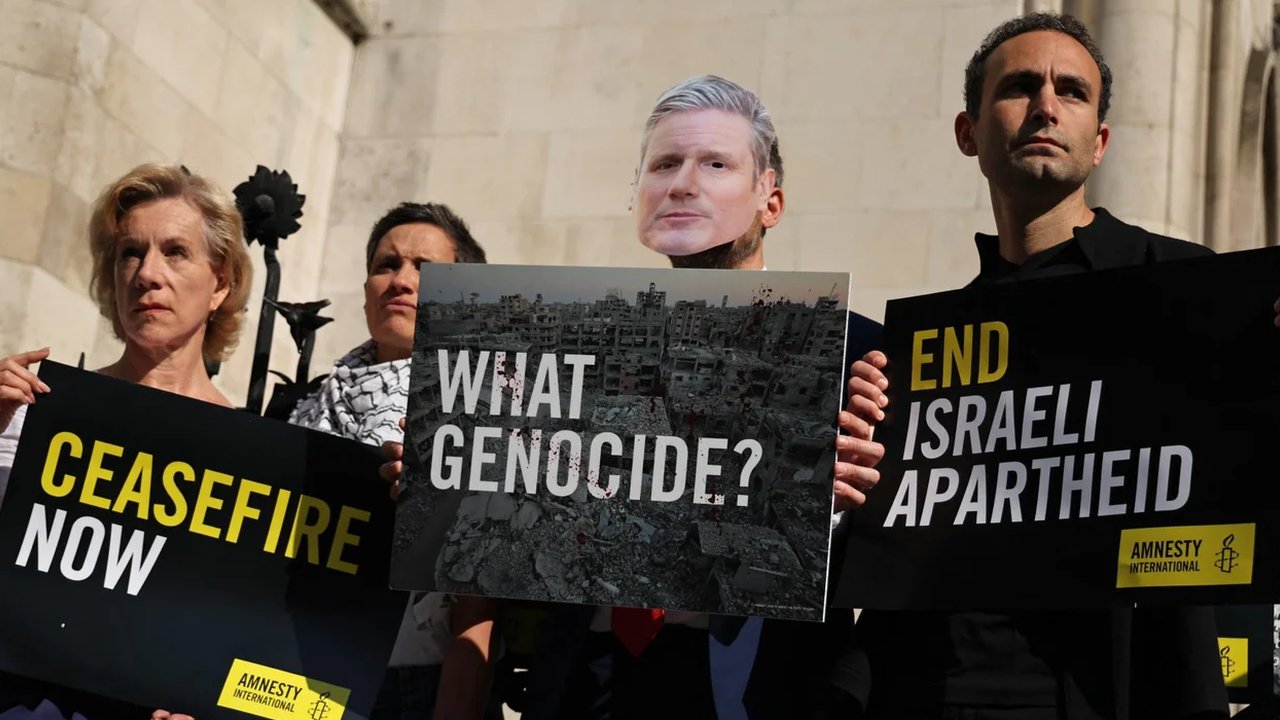 warga inggris demo dukung palestina