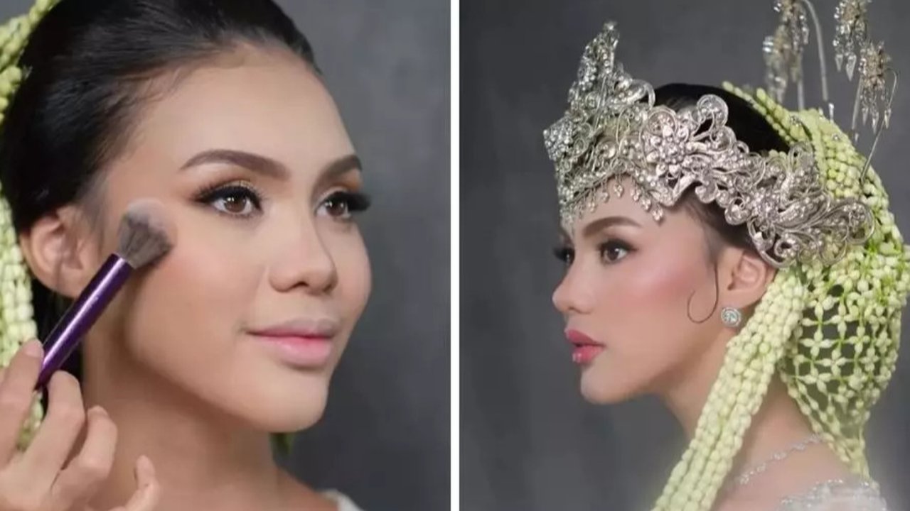MUA Ini Recreate Makeup Akad Alyssa Daguise yang Super Cantik, Hasilnya Biking Melongo Mirip Banget!