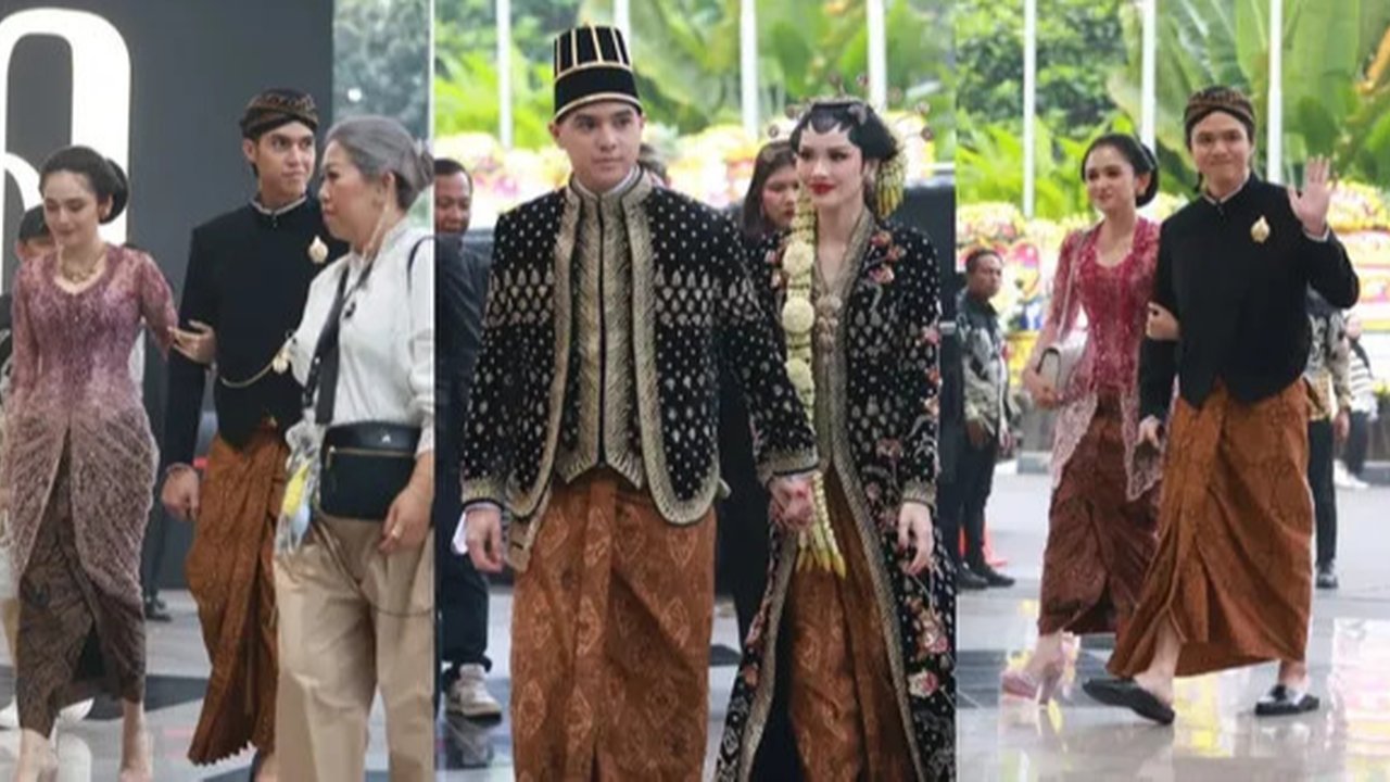 12 Potret Suasana Ngunduh Mantu Al Ghazali-Alyssa, Pengantin Serasi Pakai Baju Hitam Adat Jawa - El Rumi & Dul Jaelani Gandeng Kekasih Masing-Masing