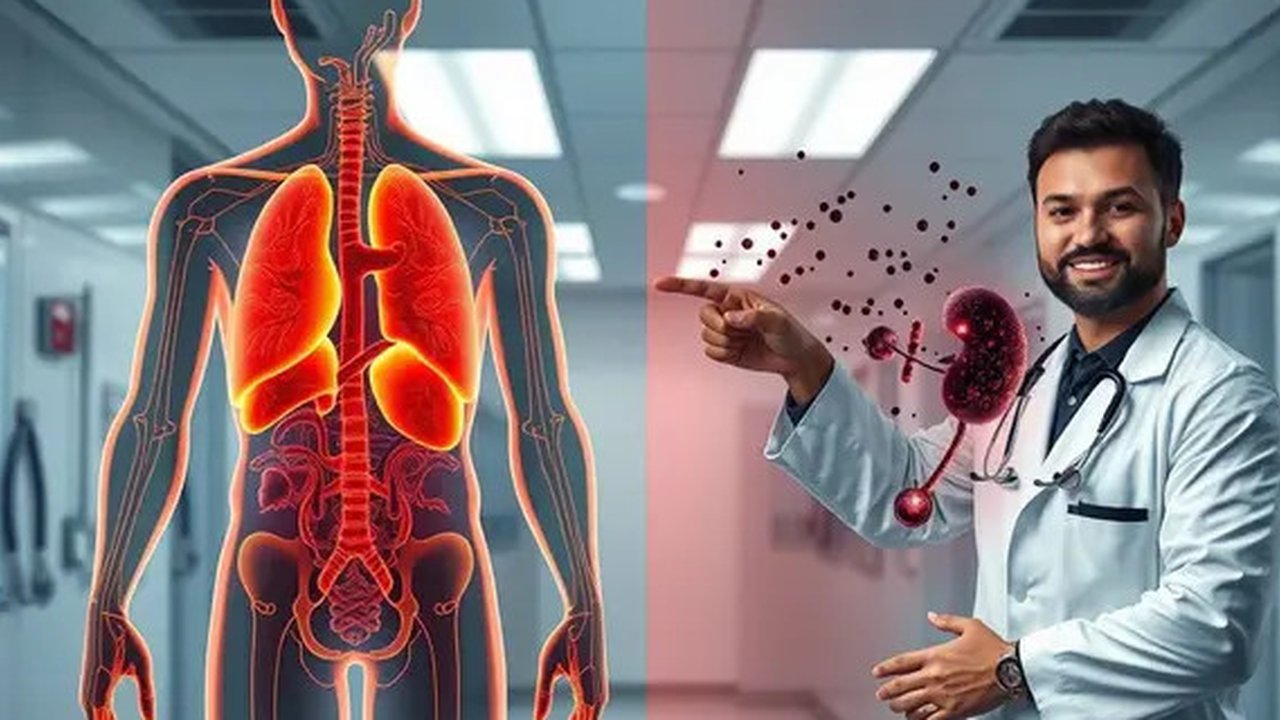 ciri tubuh banyak racun Ilustrasi dibuat AI