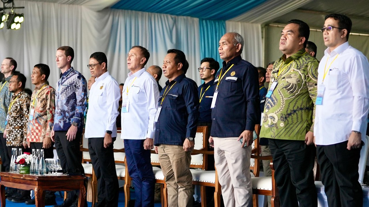Presiden Republik Indonesia Prabowo Subianto meresmikan pengoperasian peningkatan produksi minyak 30 Ribu Barel Blok Cepu