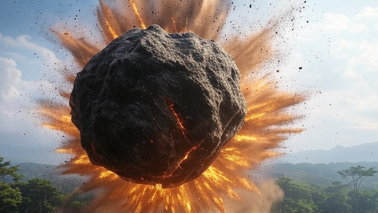 asteroid menghantam bumi