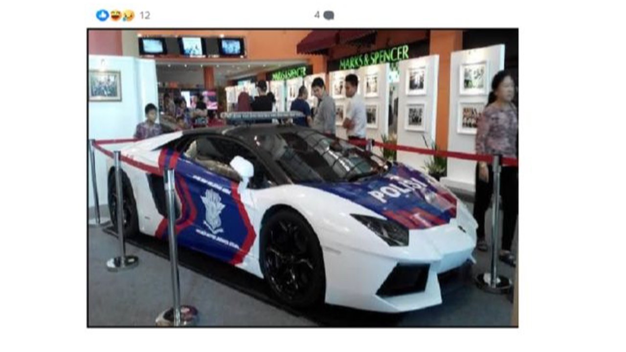 Lamborghini Bakal Digunakan Polri sebagai Kendaraan Patroli? Inii Kata Polisi